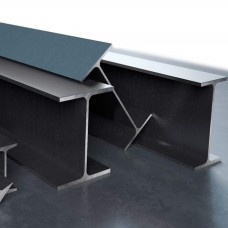 Двутавр нержавеющий г/к нормальный 06ХН28МДТ 10Б1 100x55x4,1x5,7 мм ГОСТ Р 57837-2017