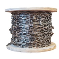 Цепь нержавеющая длиннозвенная горячеоцинкованная A4 5х35х20х35 мм DIN 5685-C